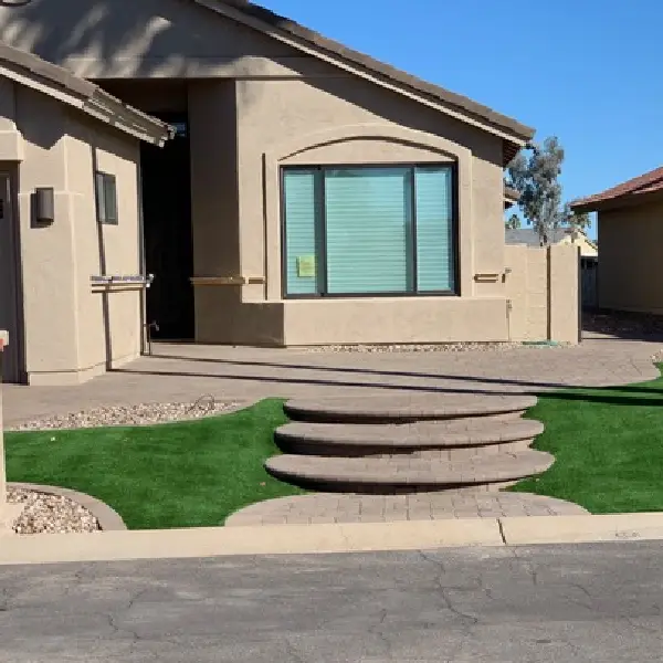 Artificial Turf Installation House