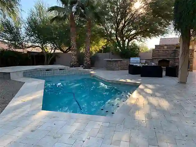 pool and patio hardscape
