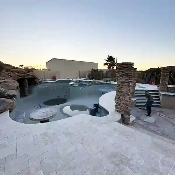 pavers large pool